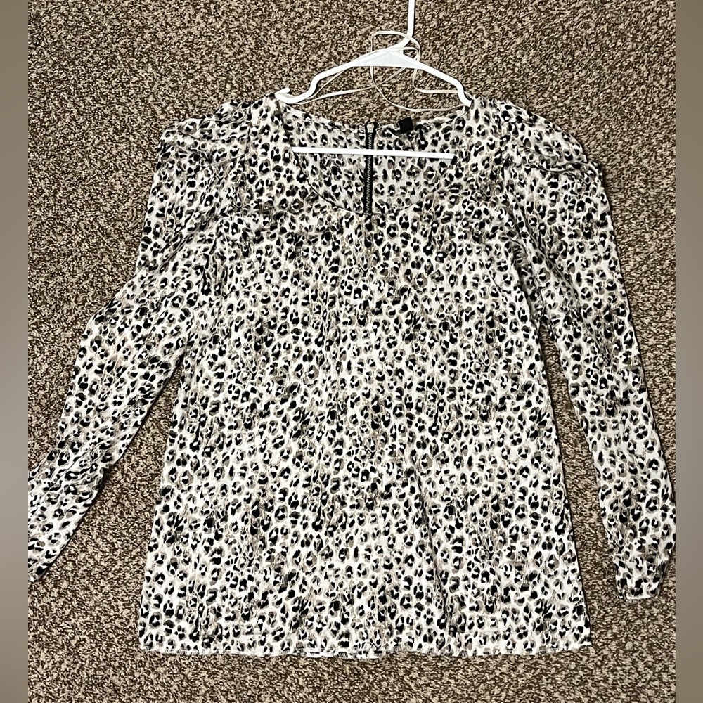Ann Taylor animal print blouse